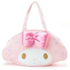 レア！平成！マイメロディ♡花柄♡フェイス♡帆布トートバッグ