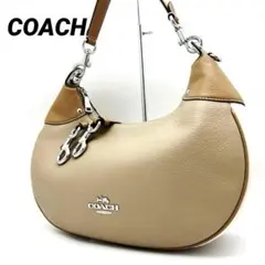 COACH TERI コーチ テリ ホーボーバッグ ショルダーバッグ ベージュ