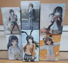 青ブタ　青春ブタ野郎はバニーガール先輩の夢を見ないフィギュア6体セット