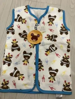 新品　くまのがっこう　ガーゼスリーパー　綿100 35×50 春夏秋