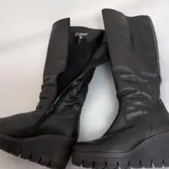 Gabor ロングブーツ ブラック 厚底のサムネイル
