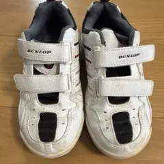 DUNLOP テニスシューズ ホワイト ベルクロ式のサムネイル