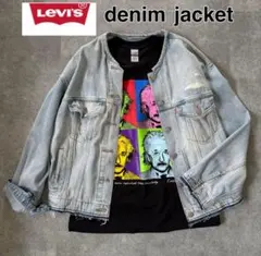 LevisリーバイスインディゴブルーアメカジGジャンデニムジャケット古着