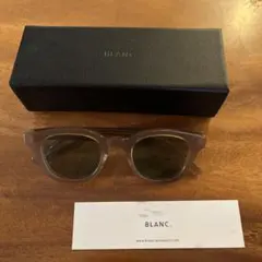 良品BLANC. スクエアウェリントン　ブラウン　サングラス　B0039のサムネイル