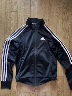 adidas ブラック ジャージ J/M
