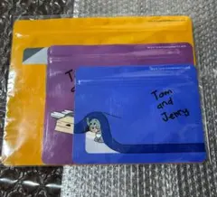 トムとジェリー 一番くじ　ジッパーバッグセット