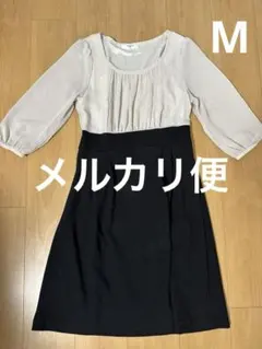 NATURAL BEAUTY BASIC Mサイズ 膝丈ワンピース