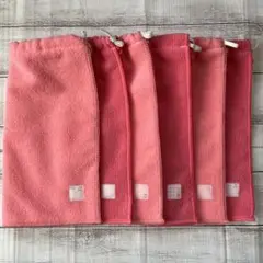 おりこうタオル おりこうエプロン ゴム紐タイプ(さくらんぼ) 一重 6枚セット