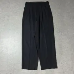 Y's for men ウールギャバ ワイドテーパードスラックス 黒 90s