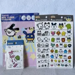 たまごっち 4サイズステッカー シール ステッカー 4点セット