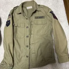 AVIREX U.S. NAVYジャケット カーキ
