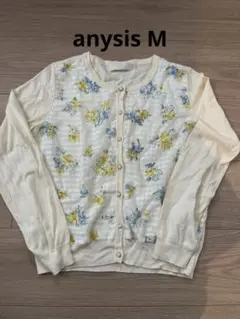 anysis 花柄カーディガン　M