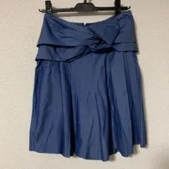 12 Twelve Agenda デニム生地風 キュロットスカート