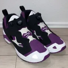美品 27cm REEBOK PUMP FURY 95 紫 黒 パープル ベリー