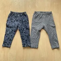 UNIQLO ミッキー　ディズニー　 ベビー パンツ 80cm 2点セット