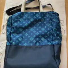 RUSSET ラシット ショルダーバッグ 総柄 ネイビーのサムネイル