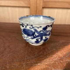 【優品】古伊万里<松竹梅の図> そば猪口 大振り 江戸中期 骨董品(青13) ✨【古伊万里】⭐️蕎麦猪口 松竹梅図柄 江戸中期 骨董 時代物 - メルカリ