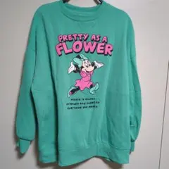 ミニーマウス アメリカン トレーナー レトロ柄 ディズニー ミニー