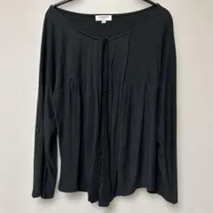 marie claire bis ブラック長袖カーディガン
