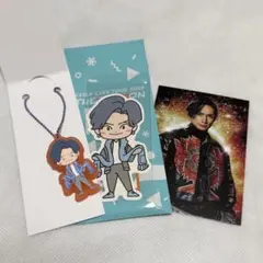 EXILE 橘ケンチ ラバーキーホルダー ステッカー フォトカードセット