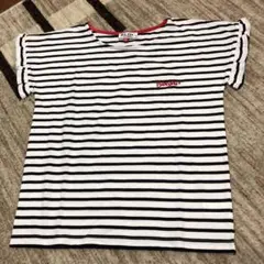 ブロック Tシャツ刺繍ボーダー150のサムネイル