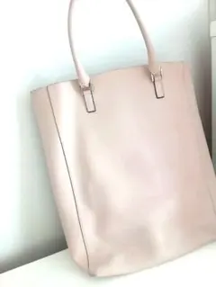 SAINT LAURENT ショッピングバッグ レザー ピンクベージュ - メルカリ