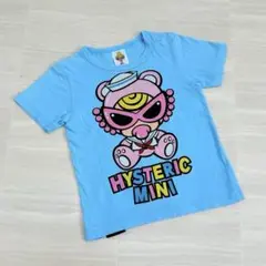 ヒステリックミニ «80» セーラー テディー 半袖 Tシャツ 水色