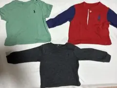 Ralph Lauren ポロシャツスタイル Tシャツ 3点セット