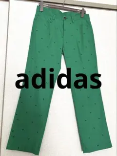 新品　adidas アディダス 緑色 ゴルフパンツ メンズ スポーツ