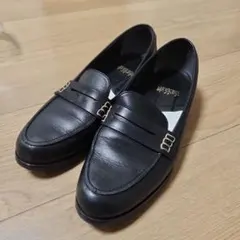 卑弥呼 ローファー 黒 24.5