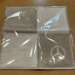 【未使用品】Mercedes-Benz デザインタオルハンカチ　ベージュのサムネイル