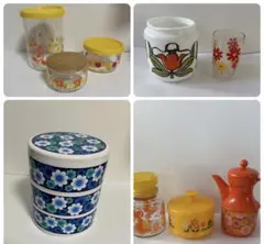 昭和　レトロ　ポット　グラス　他　まとめ売り