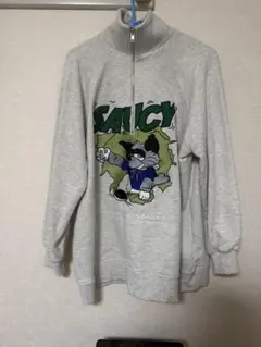 SAUCY キャラクター プリント スウェット