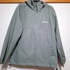 CONVERSE フード付きナイロンジャケット カーキ