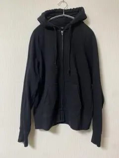UNIQLO ユニクロ　スウェットフルジップパーカ　ブラック　Lサイズ