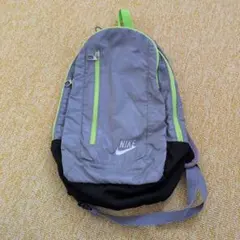 Nike バックパック グレー/ブラック/ライム