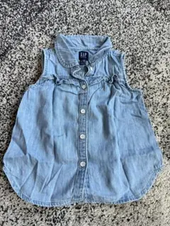 GAP デニム ノースリーブ トップス