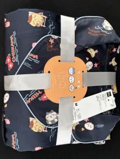 新品・未開封！GU ちいかわ　サテンパジャマ　ネイビー　M