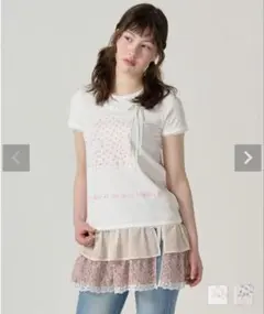 ガーリー 半袖コラージュTシャツ TINA：JOJUNのサムネイル