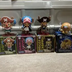 ワンピース チョッパー フィギュアセット4セット【箱付き】