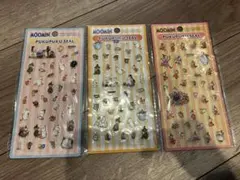 MOOMIN PUKUPUKU SEAL 3枚セット　ぷくぷくシール　シールのサムネイル