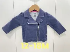 80 OLD NAVY ベビー ジャケット 12-18M 秋服 ブルー アウター