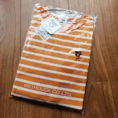 新品DOUBLE-Bストライプ ロンTシャツ 120 MIKIHOUSE