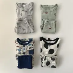 ベビー　キッズ　パジャマ　長袖　長ズボン　4点セット