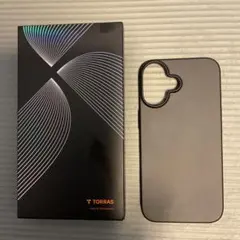 TORRAS iPhone16用ケース ブラック 極薄軽量