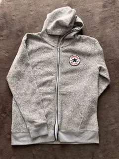 CONVERSE⭐︎グレー フルジップパーカー