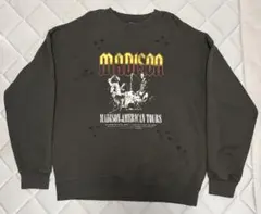 BEAMS HEART ダメージ加工 バンドスウェット MADISON