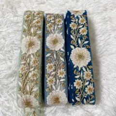 は*つ様 インド刺繍リボン　50cm×3色