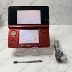 【動作品・付属品付き】ニンテンドー 3DS 本体 3DS本体 ワイン レッド