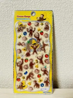 【新品未使用】 おさるのジョージ プチドロップシール シール ジョージ